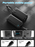 VEN-DENS VD-PB063 50000mAh Fast Charging Power Bank | 22.5W Super Fast Charge | Digital Display | Built-in Cable Power Bank 50000mAh Power Bank Portable Universal Power Bank - Image 2