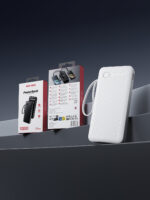 Ven Dens VD-PB059 High quality 20000mAh Power Bank with LED light with USB/Type-C/ IP/Micro cable for phones - Image 2