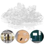 20 Pcs Transparent Self-Adhesive Cable Clips & Wire Organizer – Strong Sticky Desktop Cable Holder for USB, Charging, Data, LAN & Earphone Wires Home, Office & Workspace Cable Management Solution - Image 2
