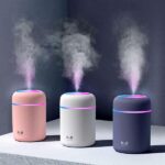 H2O Air Humidifier Portable Mini USB Aroma Lightning System Humidifier - 300ml