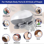 Original Smart Electric Scalp Massager – Advanced Sensor & LED Therapy Edition for Relaxation - Image 3