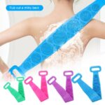 2 Pc Silicone Back Scrubber for Shower - Exfoliating & Deep Clean Body Brush, Comfortable Massage (Multicolor) - Image 3