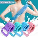 2 Pc Silicone Back Scrubber for Shower - Exfoliating & Deep Clean Body Brush, Comfortable Massage (Multicolor)